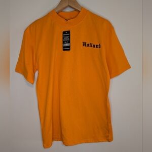 Orange Short-Sleeve Men's Holland T-Shirt